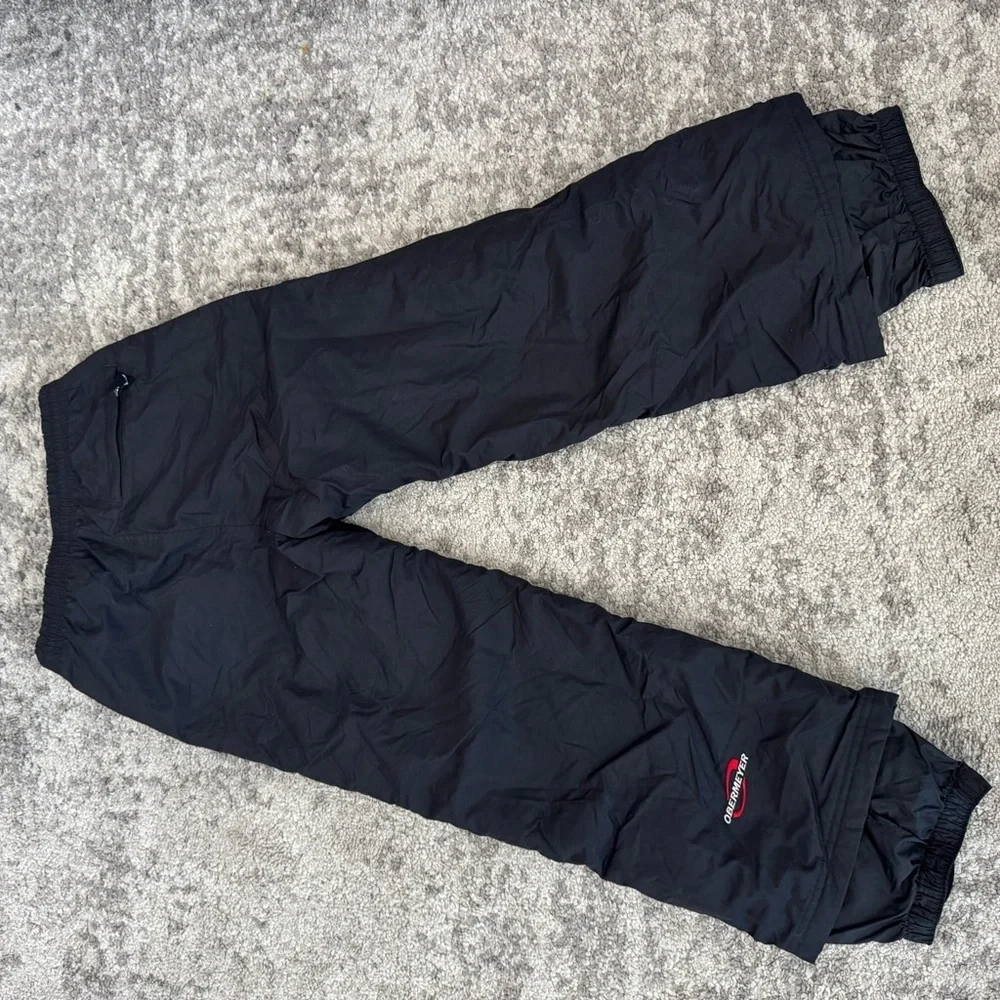 Boys, black Obermeyer snow pants size 8 husky